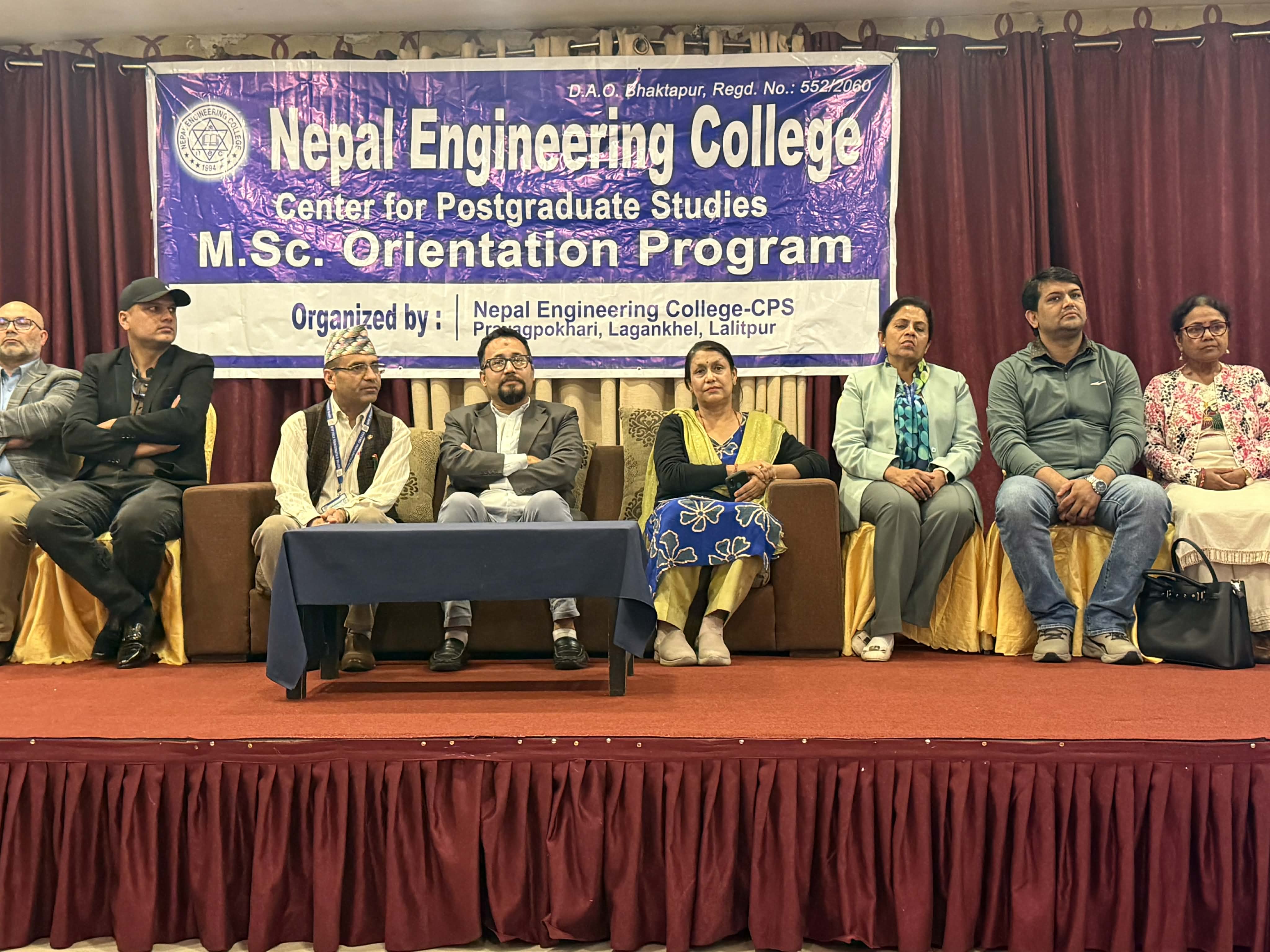 MSc Orientation Program Successfully Conducted at Nepal Engineering College – Center for Postgraduate Studies